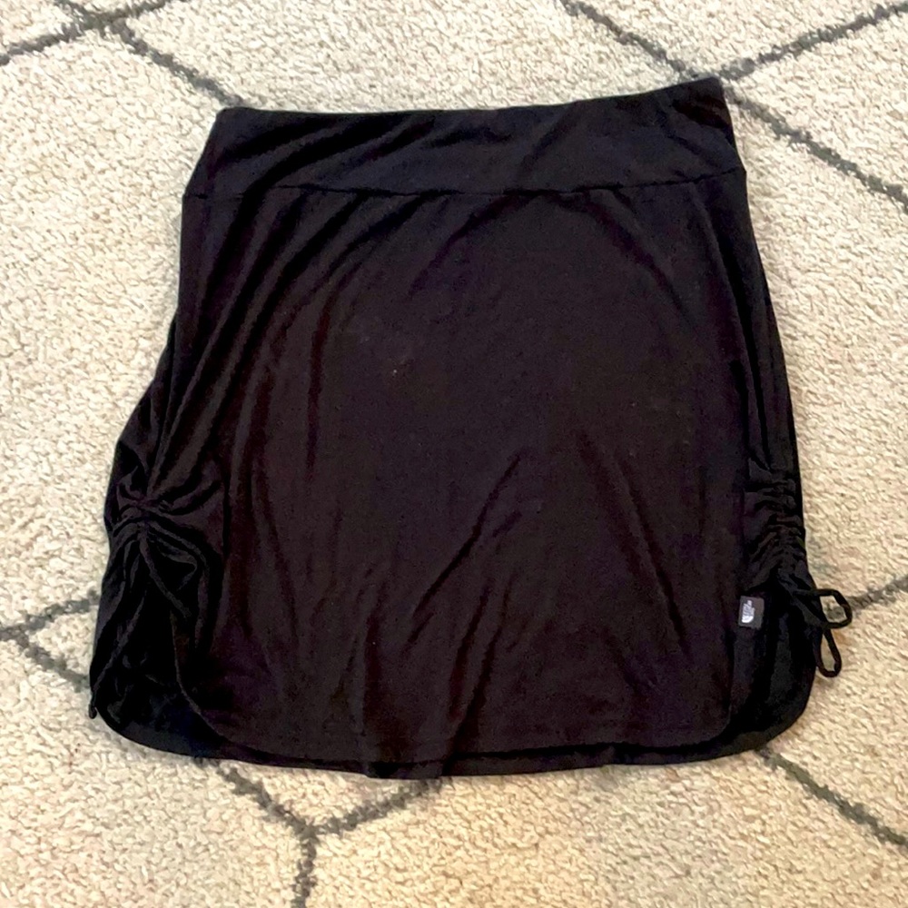 Scrunch knee length skirt